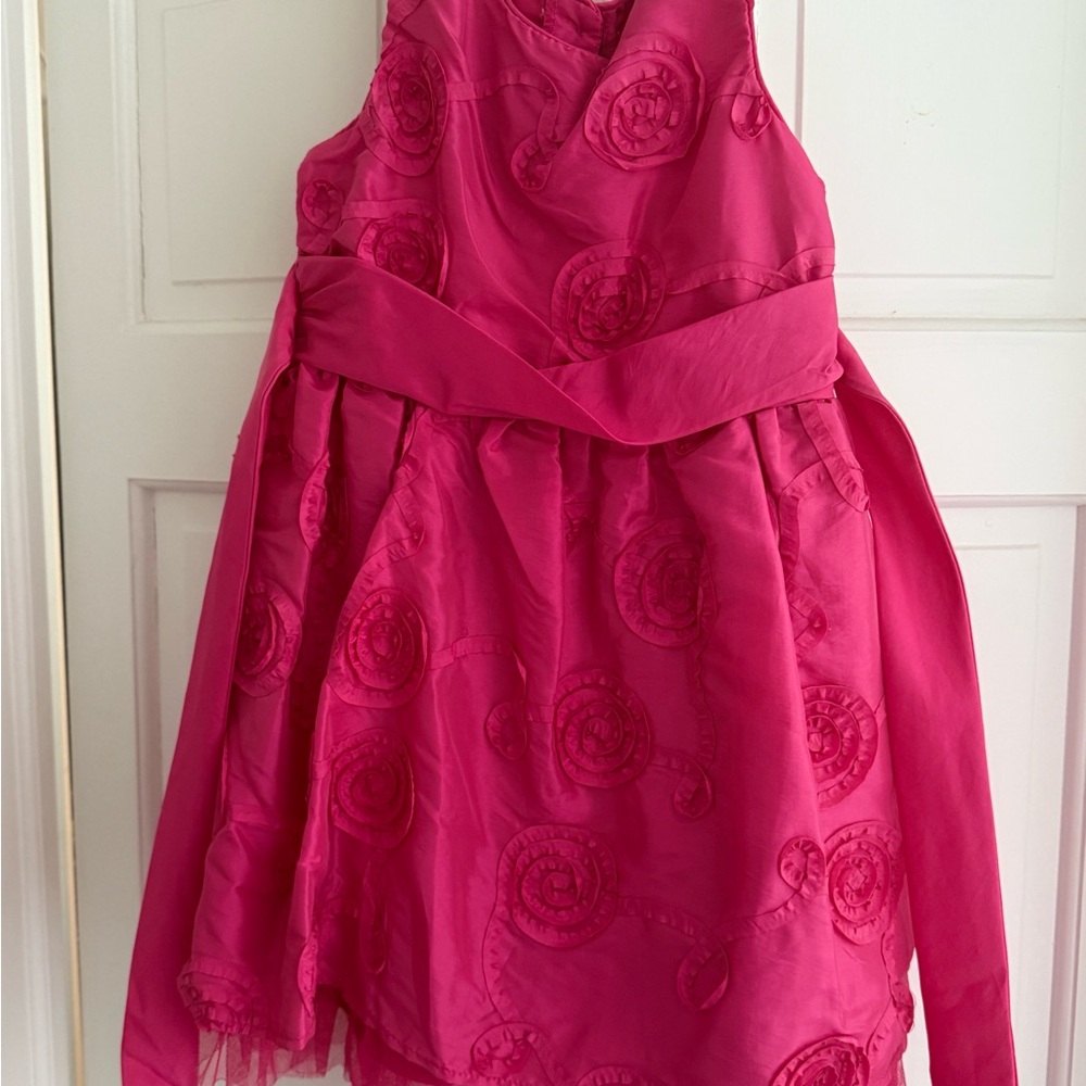 George Kids Formal Dress in Bright Pink